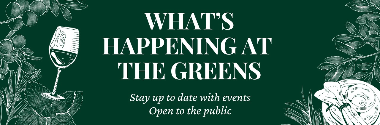 Greens new event banner for website